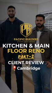 Kitchen and Main Floor Renovation - part 2 - Cambridge Review - Pacific Builders Canada